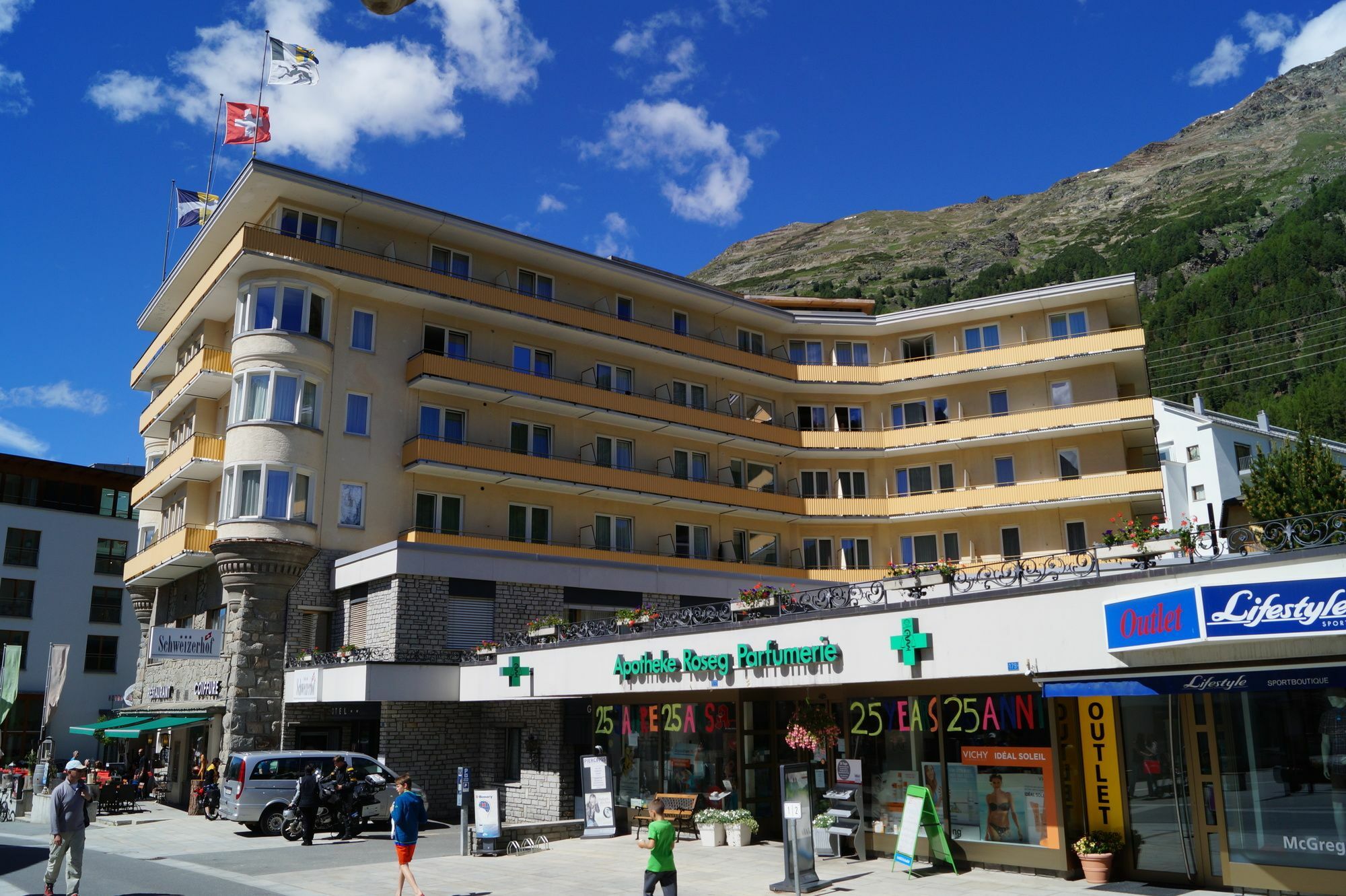 Hotel Schweizerhof פונטרסינה מראה חיצוני תמונה